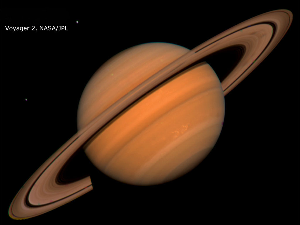 Полный снимок Сатурна